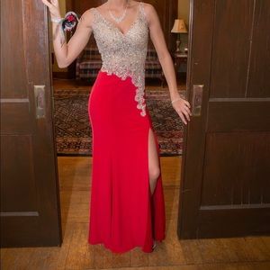 Prom dresses and jeans